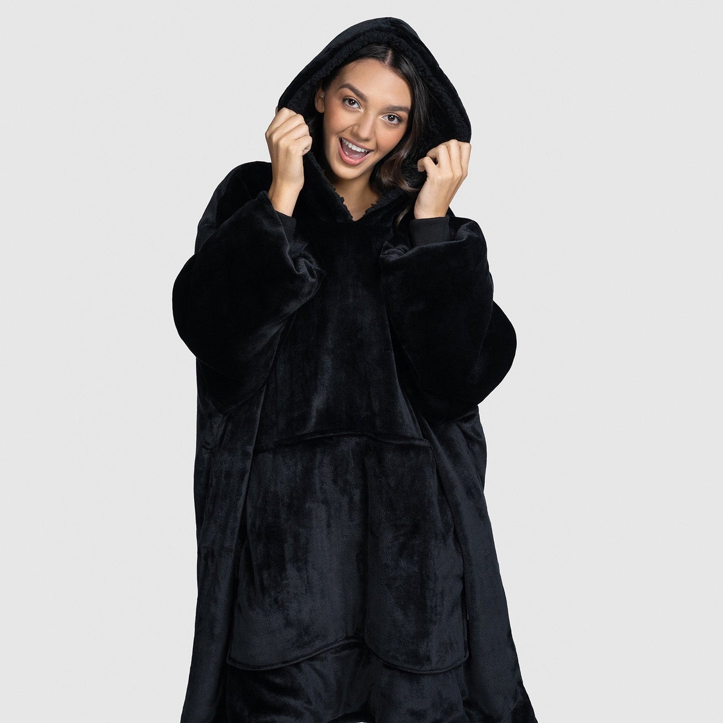 Wearable Blanket JulesRoche Oversized Sherpa Fleece with Hood