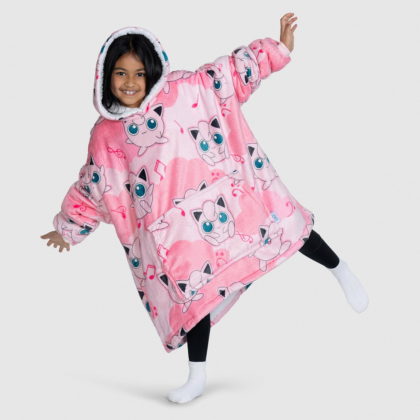 Kids Oodie JulesRoche Sherpa Fleece Hoodie Jigglypuff Original