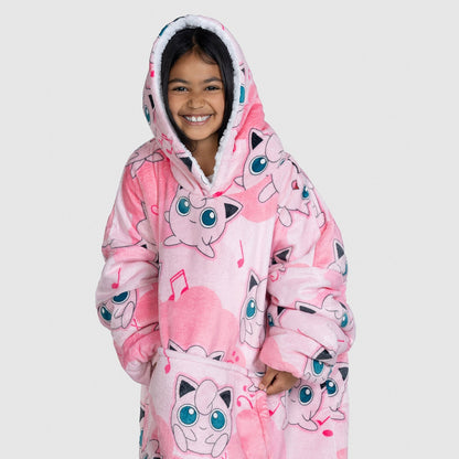 Kids Oodie JulesRoche Sherpa Fleece Hoodie Jigglypuff Original