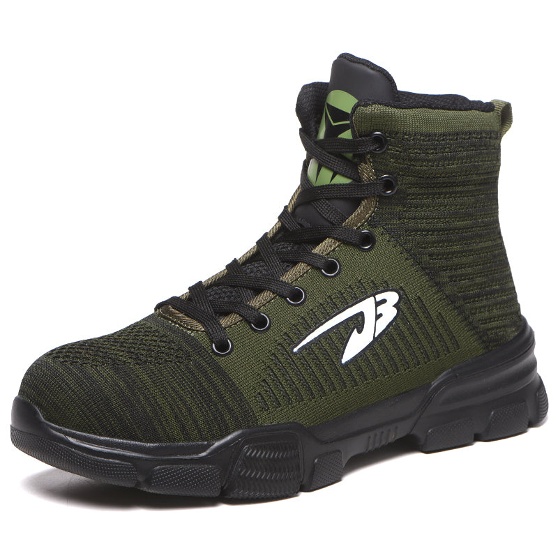 High-Top Safety Boots JulesRoche Lightweight Steel Toe Design