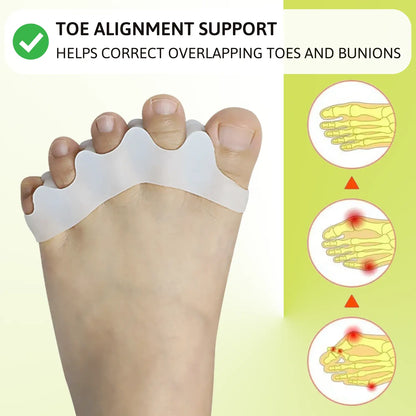 Toe Separator JulesRoche Soft Silicone Bunion Corrector