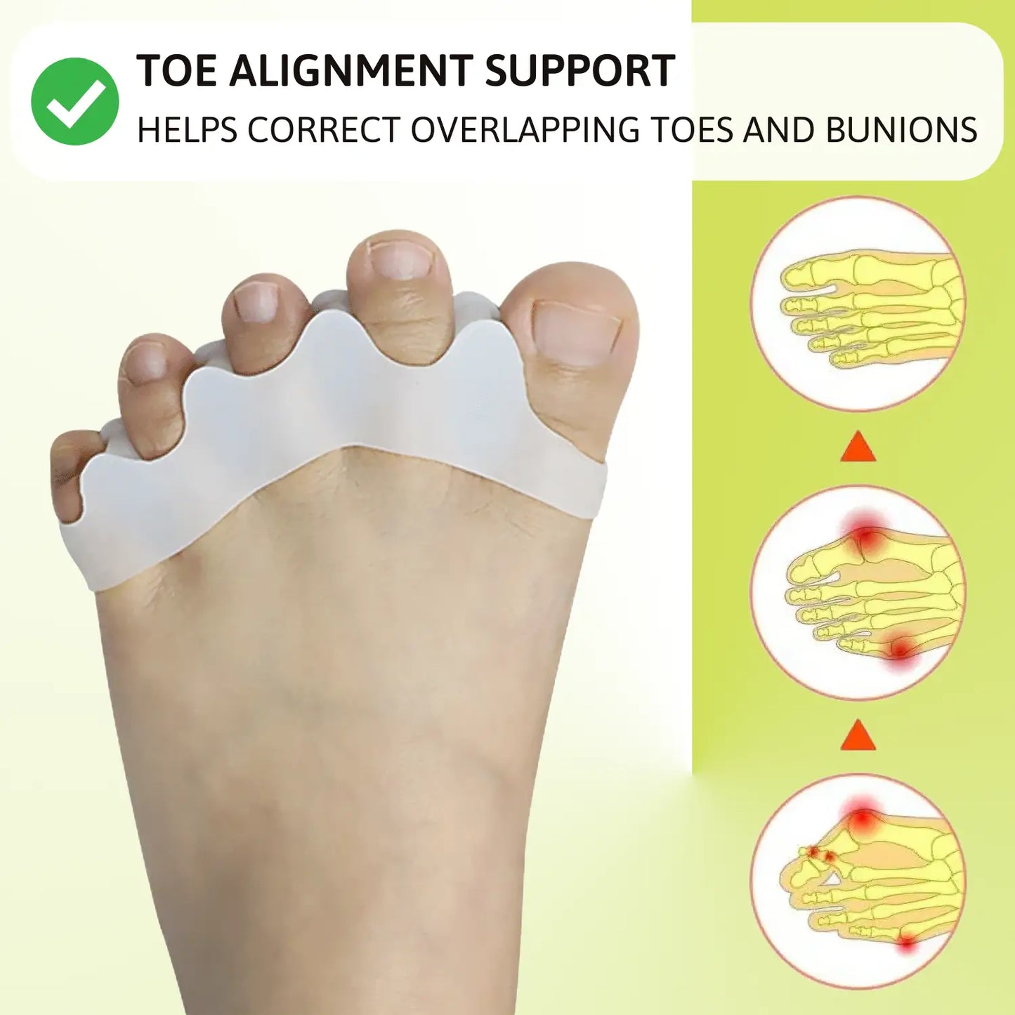 Toe Separator JulesRoche Comfort Bunion Corrector