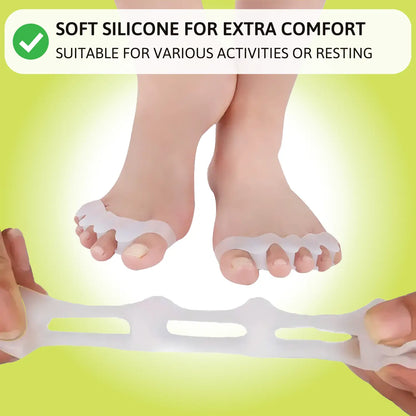 Silicone Toe Separator JulesRoche Foot Pain Relief Tool