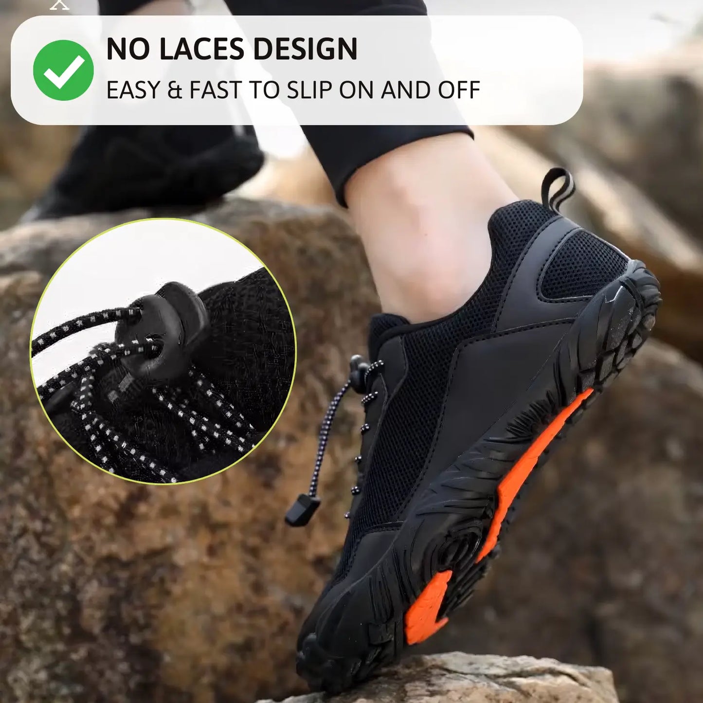 Waterproof Outdoor Hiking Shoes JulesRoche Slip Resistant