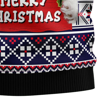 All-Over Print Ugly Christmas Sweater JulesRoche - 60% Cotton Blend Julesroches