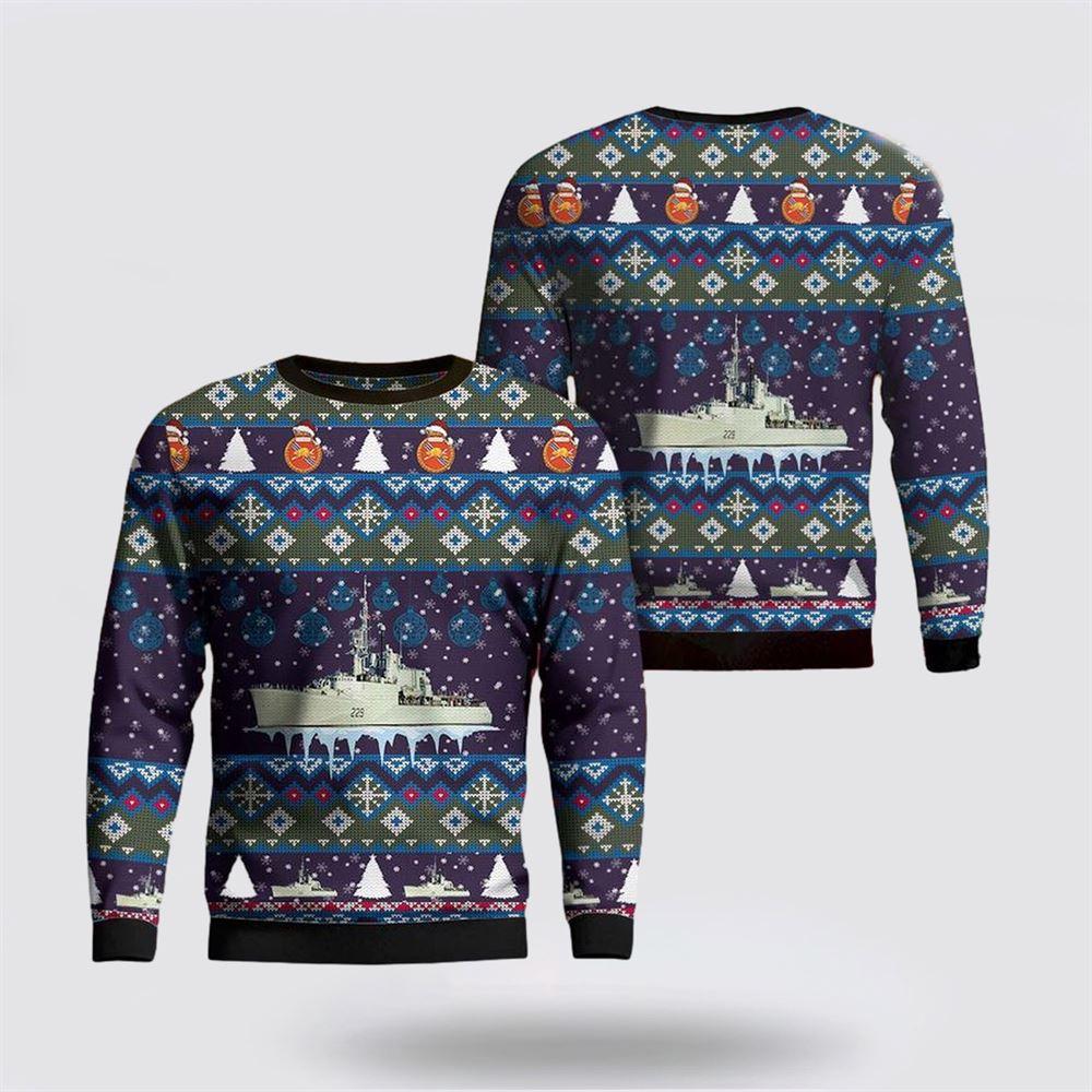 All-Over-Print Ugly Sweater JulesRoche Classic Holiday Design Julesroches