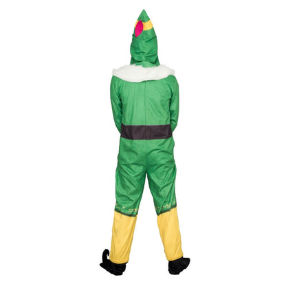 Buddy Elf Costume JulesRoche Adult Unisex Standard Fit Hooded Suit Julesroches