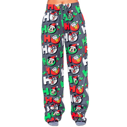 Christmas Lounge Pants by JulesRoche Featuring Mickey, Goofy & Donald Julesroches