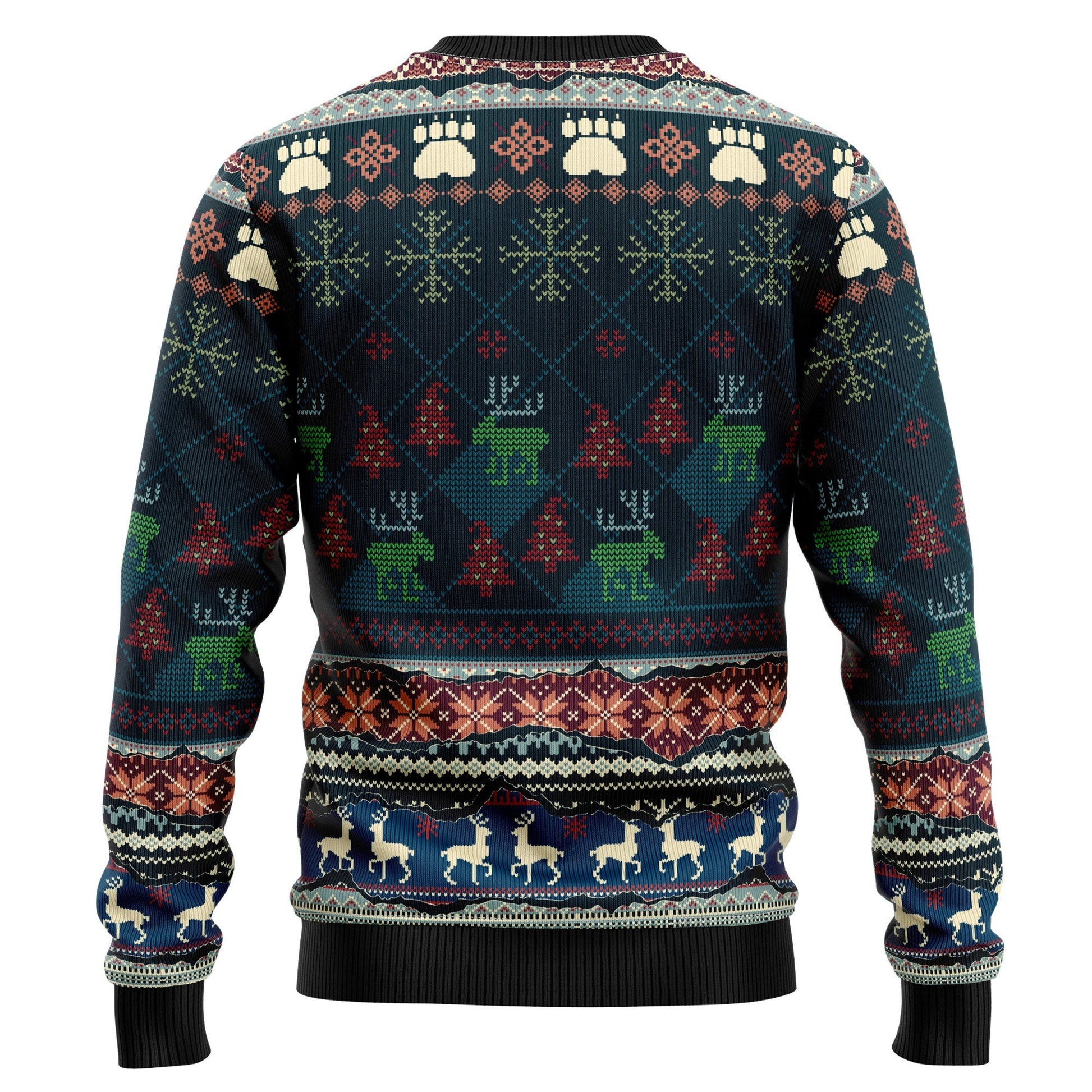 Christmas Sweater JulesRoche All-Over Print Cotton Blend Julesroches