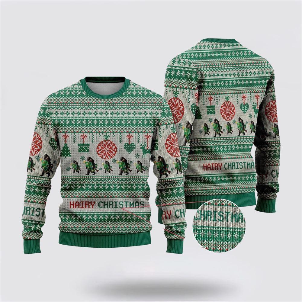 Christmas Sweater JulesRoche All-Over Print Wool Blend Julesroches