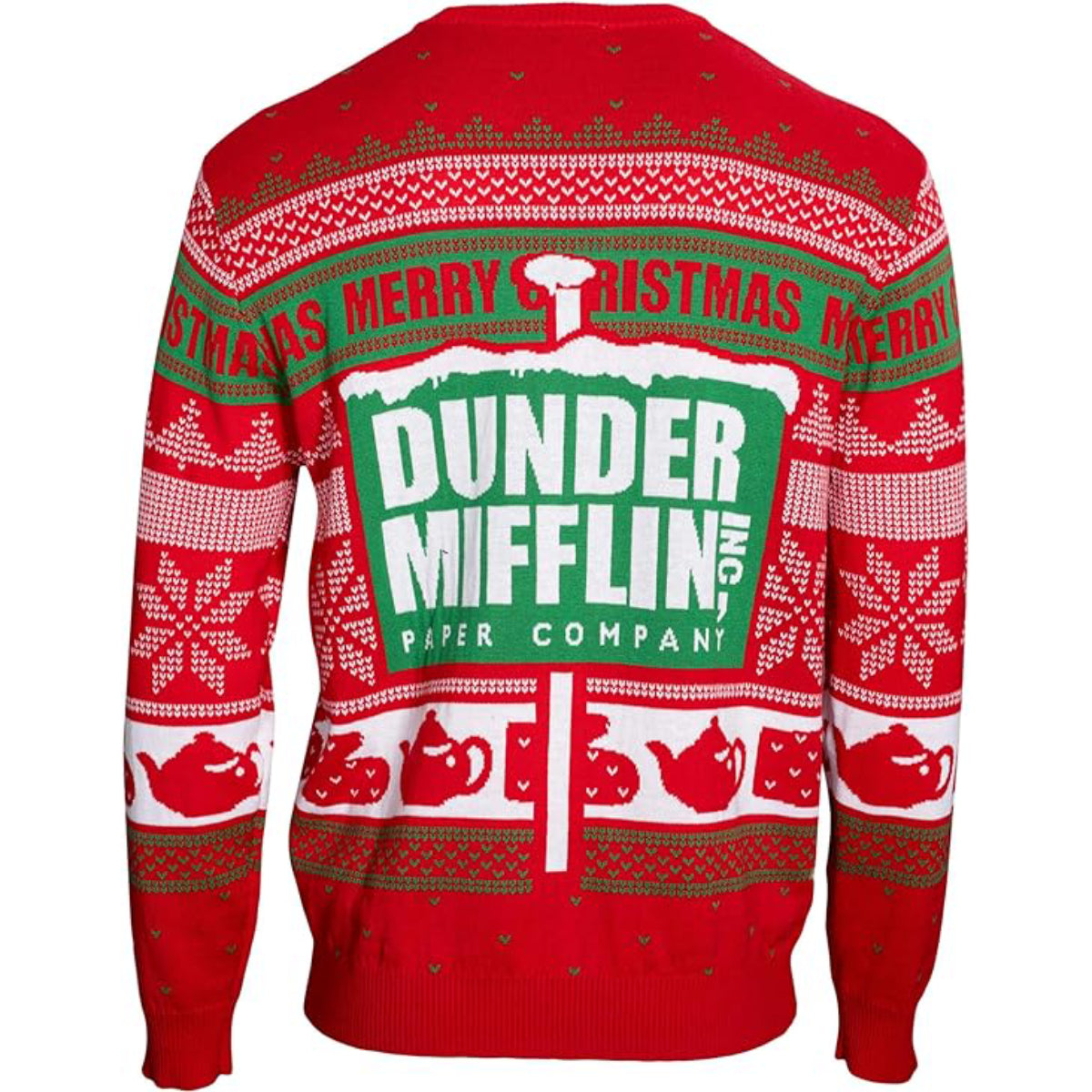 Christmas Sweater JulesRoche The Office Dunder Mifflin Logo Julesroches