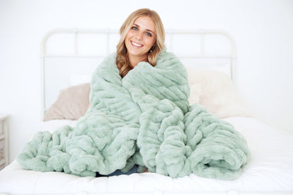 Soft Blanket JulesRoche Luxurious Cozy Throw Blanket