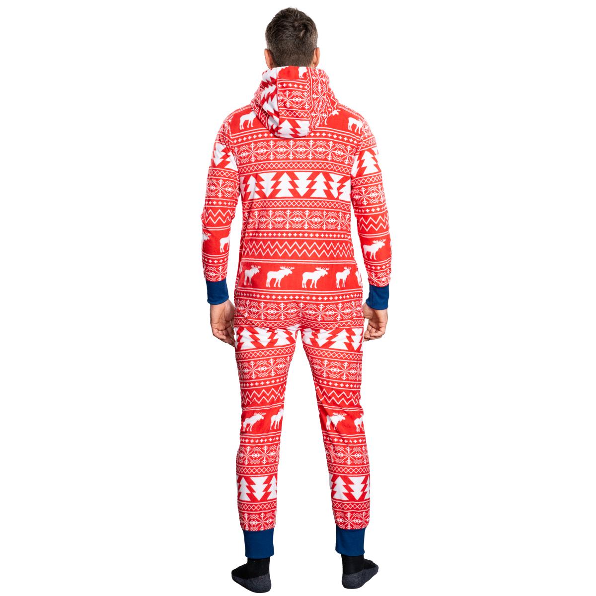 Fair Isle Christmas Jumpsuit JulesRoche Unisex Lounge Zip Up Julesroches