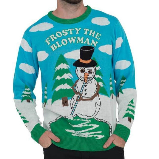 Frosty the Blowman Ugly Christmas Sweater JulesRoche Fun & Hideous Julesroches