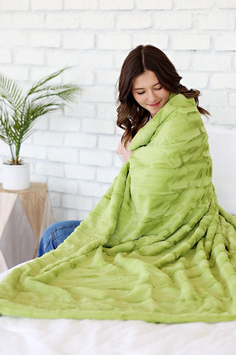 Cozy Blanket JulesRoche Palm Leaf Plush Soft Warmth