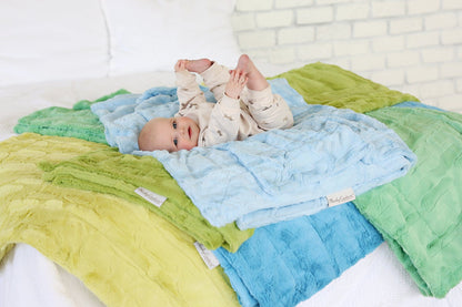 Soft Blue Blanket JulesRoche Plush Warmth Ocean Model