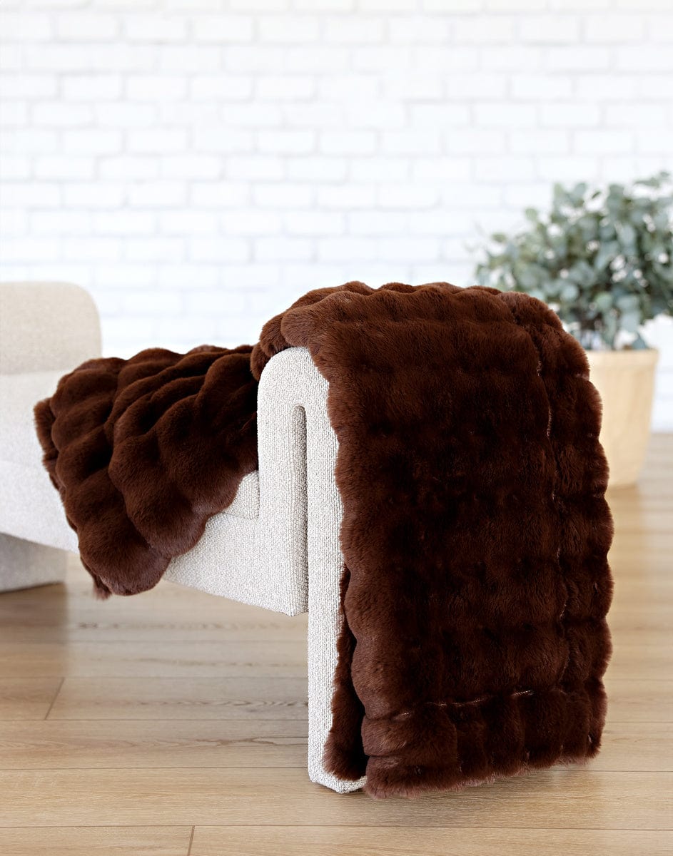 Luxury Blanket JulesRoche Ultra-Plush Bubble Texture Throw