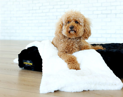 Luxurious Cream Honeycomb Pet Blanket JulesRoche