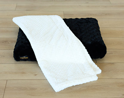 Luxurious Cream Honeycomb Pet Blanket JulesRoche