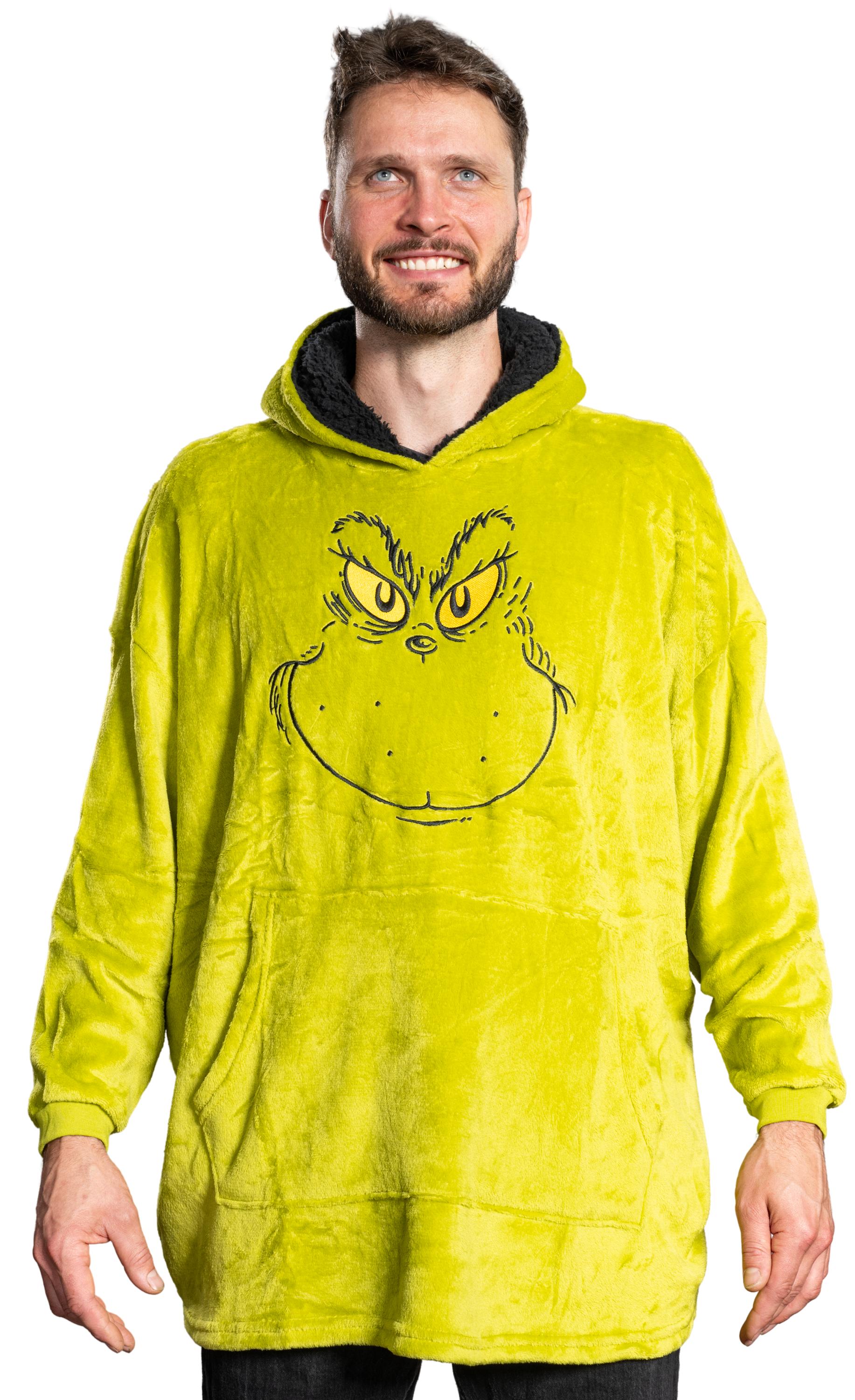 Grinch Hoodie JulesRoche Cozy Warm Christmas Poncho Julesroches