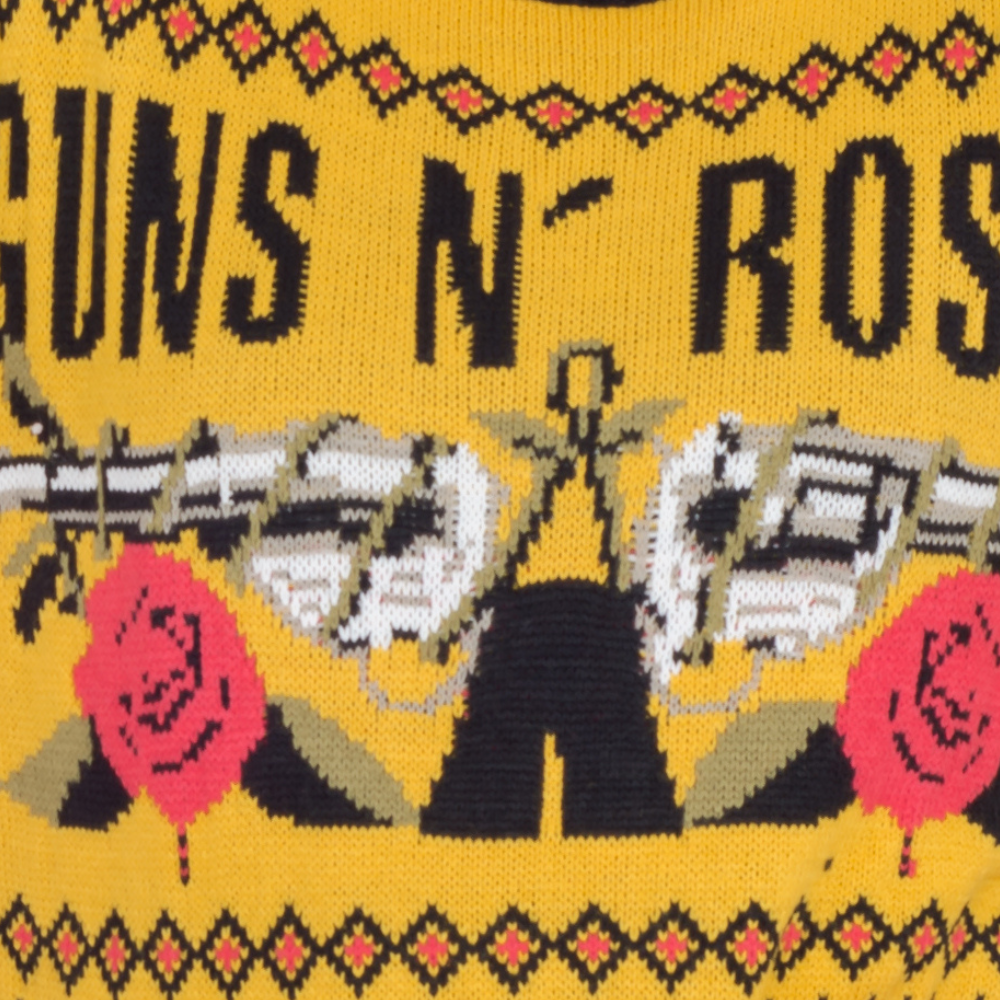 Guns N' Roses Ugly Christmas Sweater JulesRoche Modern Fit Julesroches