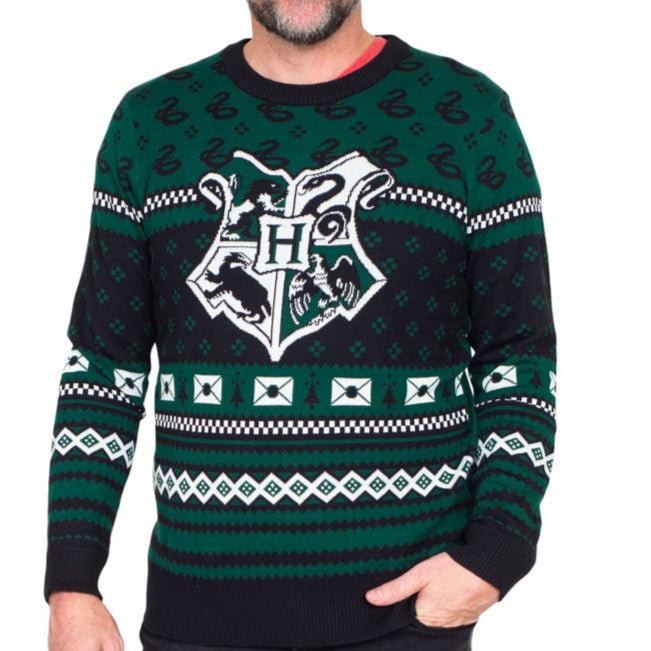 Harry Potter Slytherin Christmas Sweater JulesRoche | Unisex Fit | Cotton Julesroches