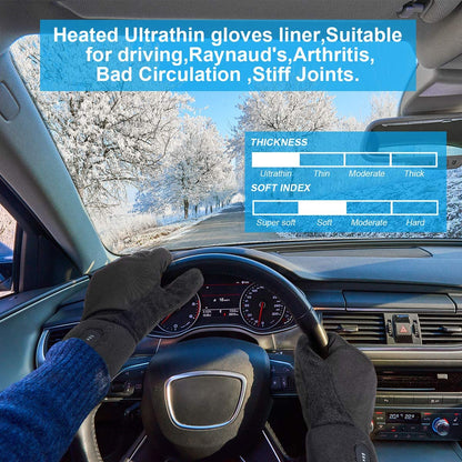 Heated Gloves - Anti-Slip Design for Touchscreen Devices Julesroches