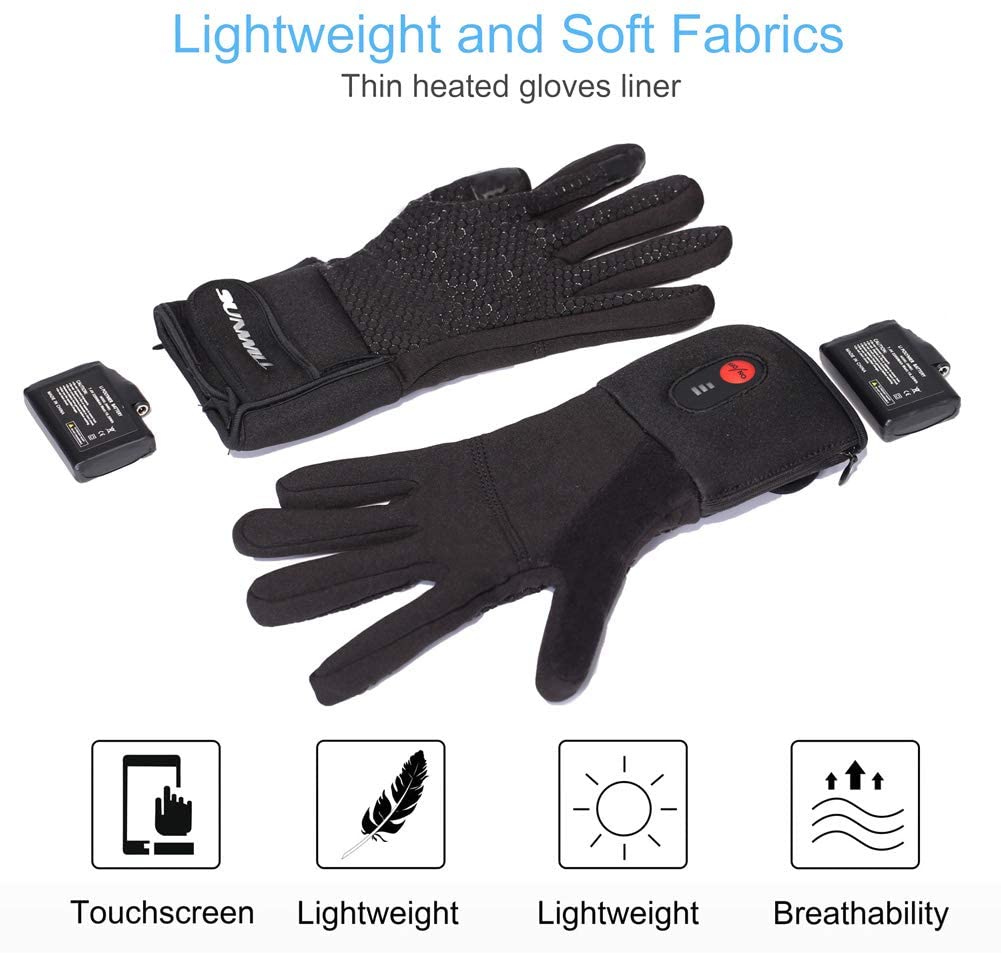 Heated Gloves - Anti-Slip Design for Touchscreen Devices Julesroches