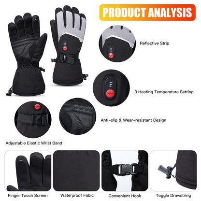 Heated Gloves - Touch Screen Design for Winter Warmth Julesroches