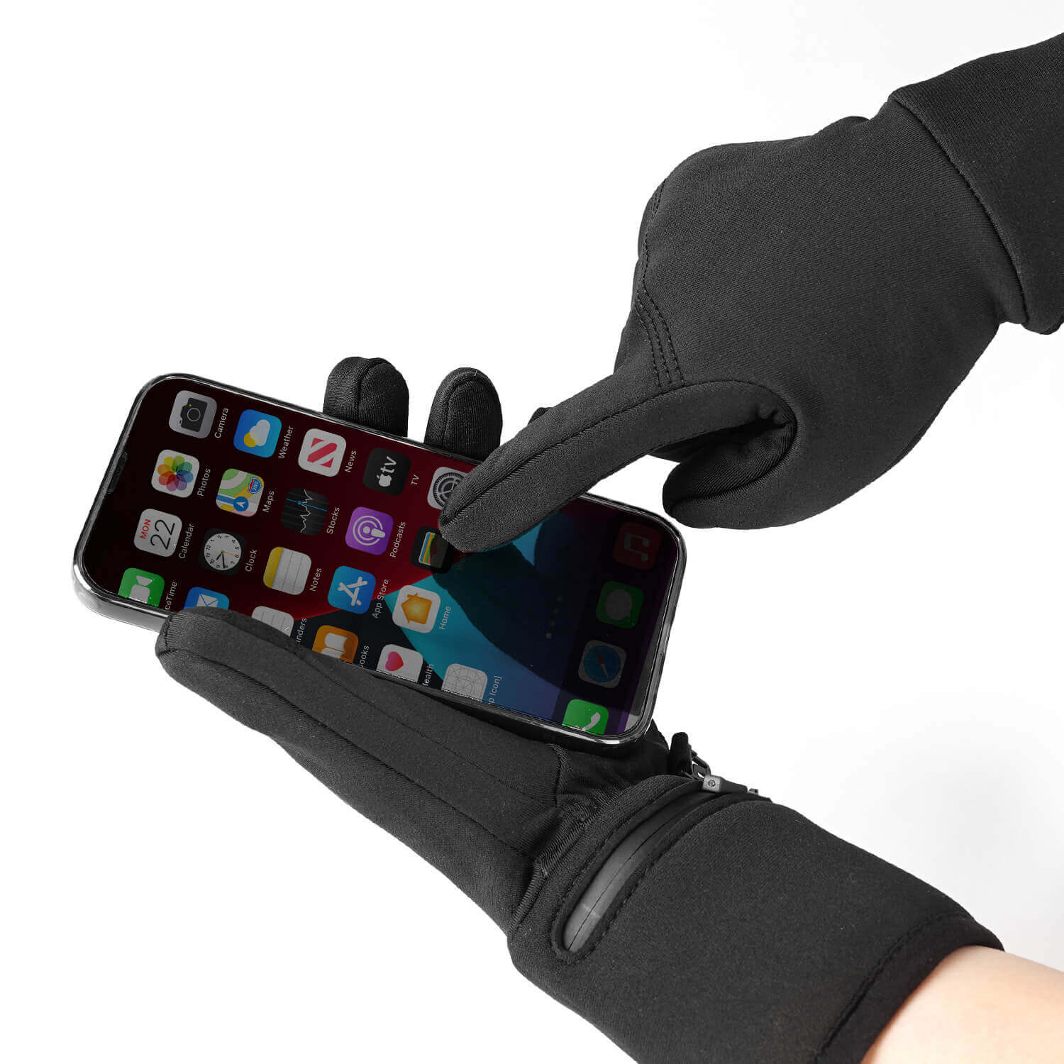 Heated Gloves - Touch Screen & Thermal Design for Winter Sports Julesroches