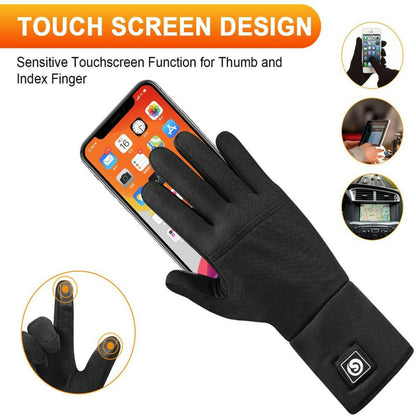 Heated Gloves - Touch Screen & Thermal Design for Winter Sports Julesroches