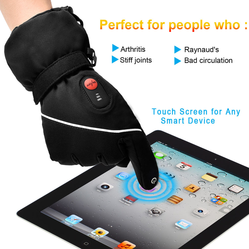 Heated Gloves - Touchscreen & Anti-Slip for Outdoor Sports Julesroches