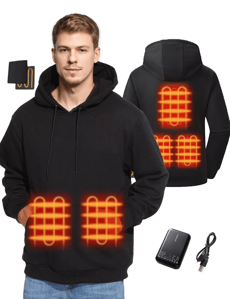 Heated Hoodie - 5 Zones for Comprehensive Warmth Julesroches