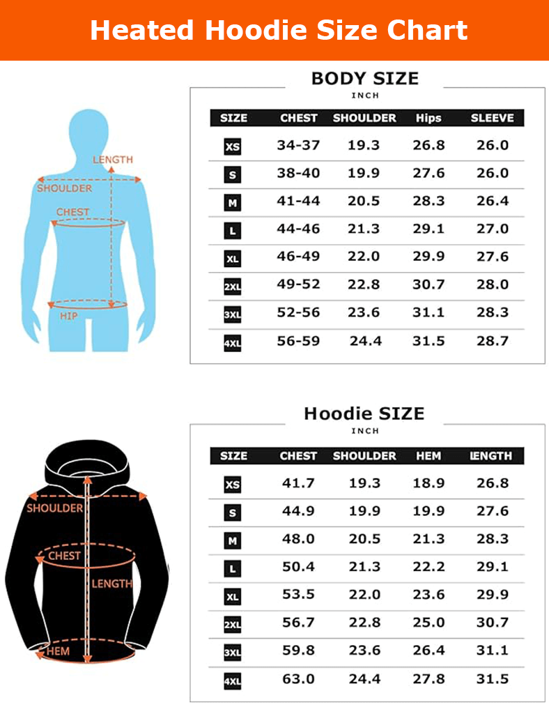 Heated Hoodie - 5 Zones for Comprehensive Warmth Julesroches