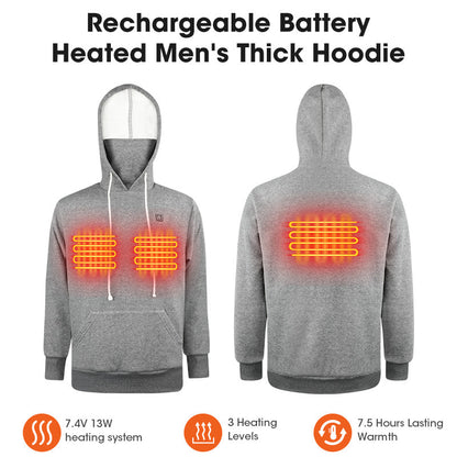 Heated Hoodie - Carbon Fiber Heating Elements for Maximum Comfort Julesroches