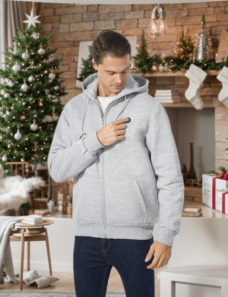 Heated Hoodie - Unisex 5 Heating Zones for Outdoor Comfort Julesroches