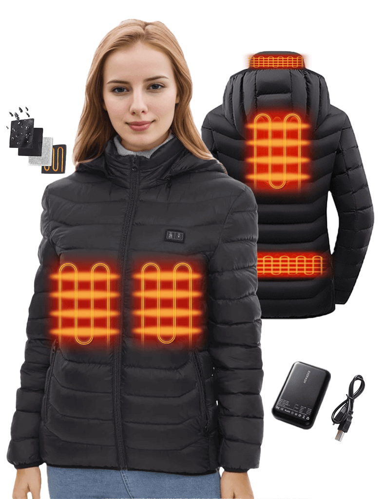 Heated Jacket - 5 Zone Heating for Women Julesroches