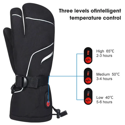 Heated Motorcycle Gloves - Double Heated Wires for Winter Comfort Julesroches