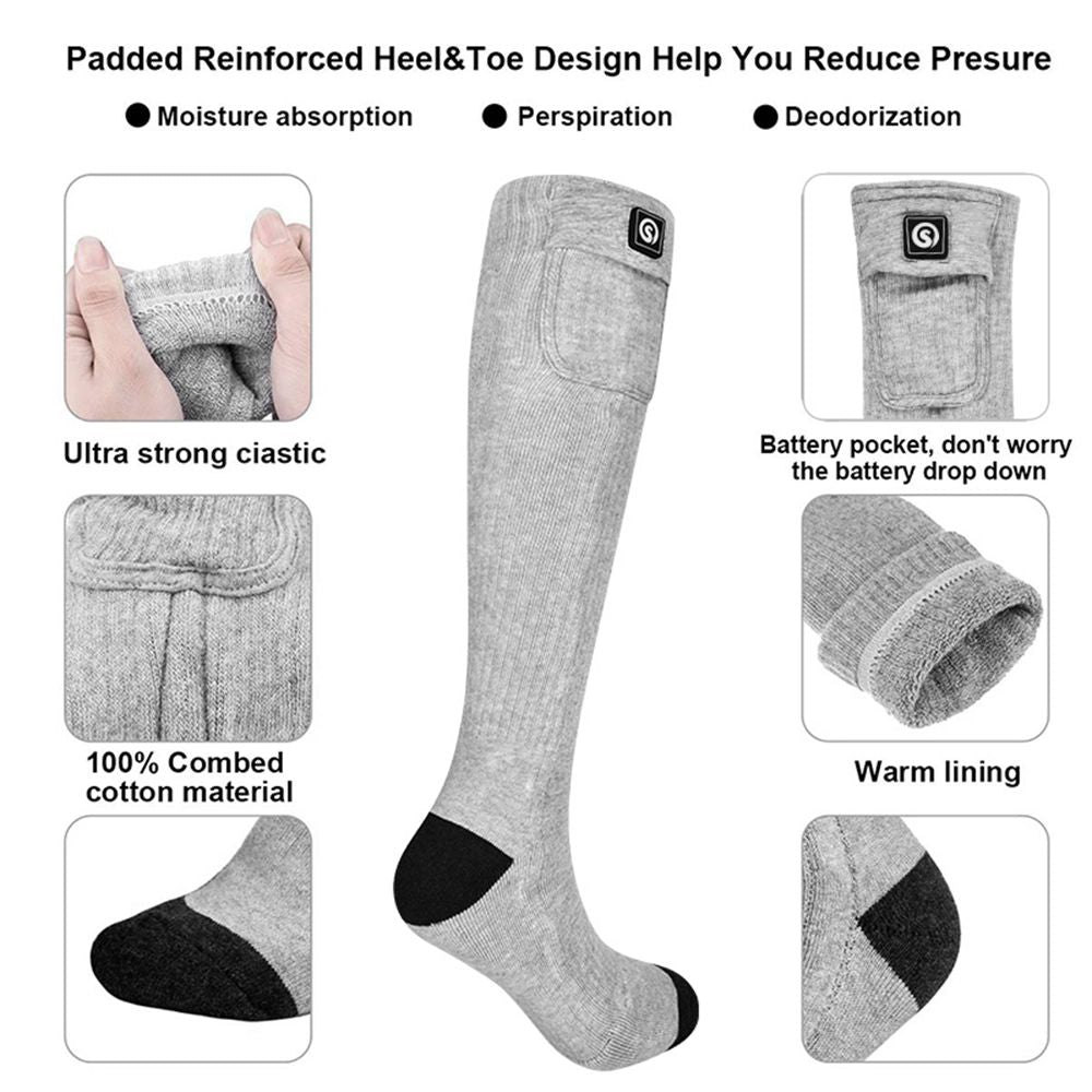 Heated Socks - Carbon Fiber Heating for Winter Comfort Julesroches