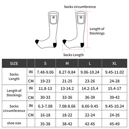 Heated Socks - Infrared Heating for Cold Weather Warmth Julesroches