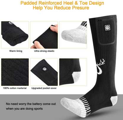 Heated Socks - Reinforced Comfort for Winter Use Julesroches