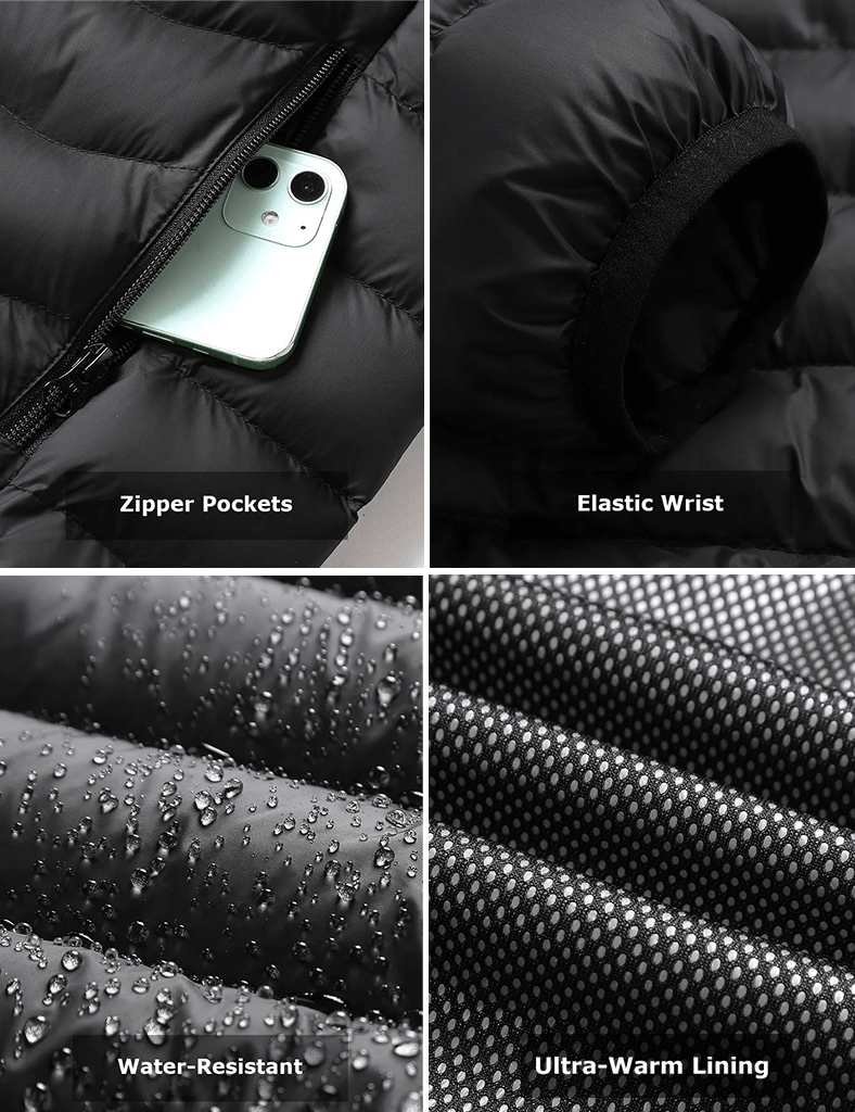 Heated Vest - Carbon Fiber Elements for Customizable Warmth Julesroches