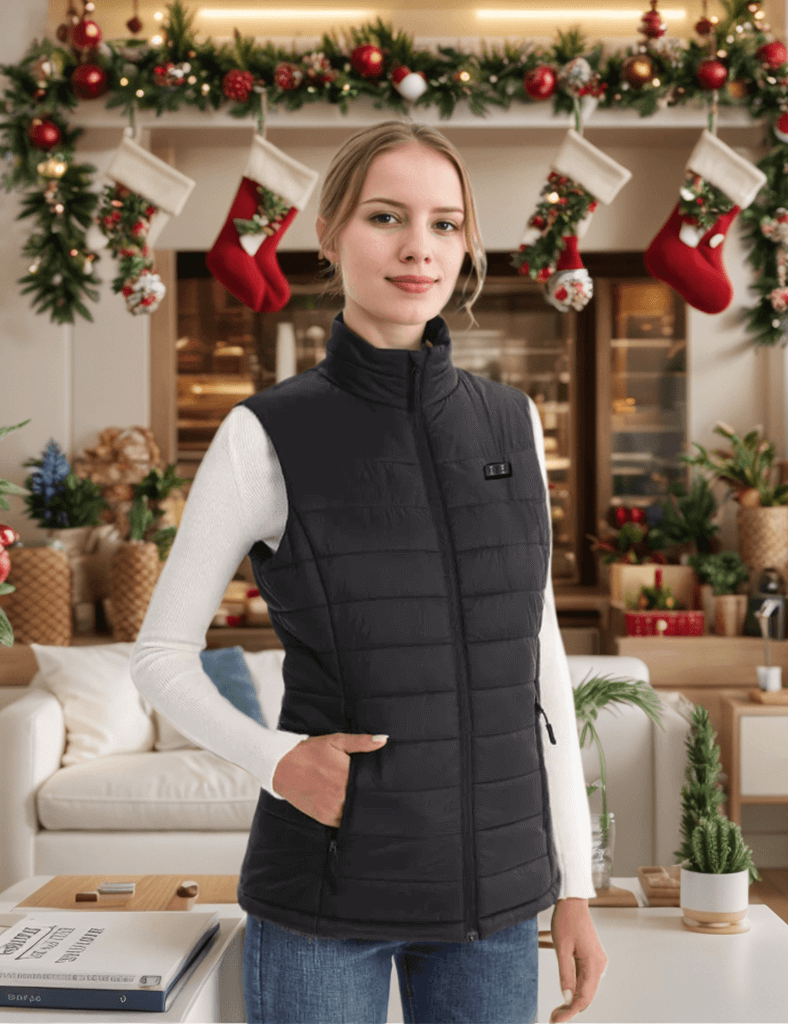 Heated Vest - Dual Control for Women's Comfortable Warmth Julesroches