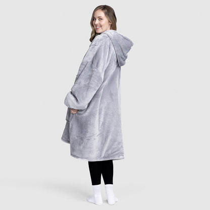 Oversized Wearable Blanket Sherpa Fleece Hoodie - JulesRoche