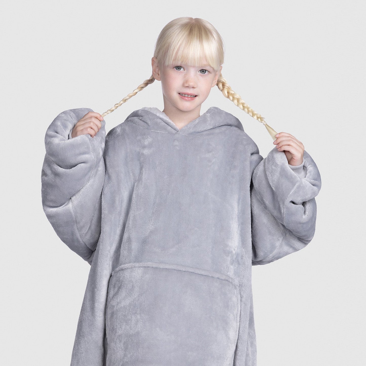 Wearable Blanket JulesRoche Kids Oversized Hoodie with Sherpa Fleece