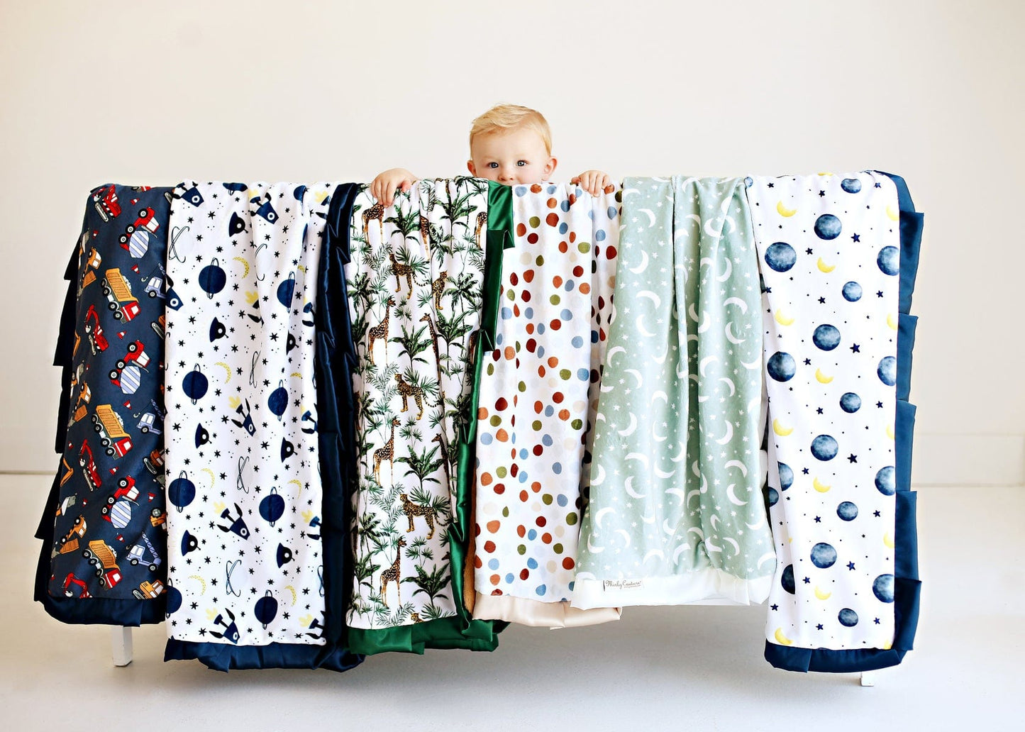 Infant Minky Blanket JulesRoche Space Station Design