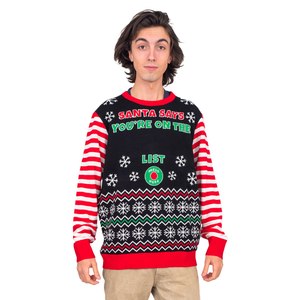 Interactive LED Ugly Christmas Sweater by JulesRoche | Fun & Festive Julesroches