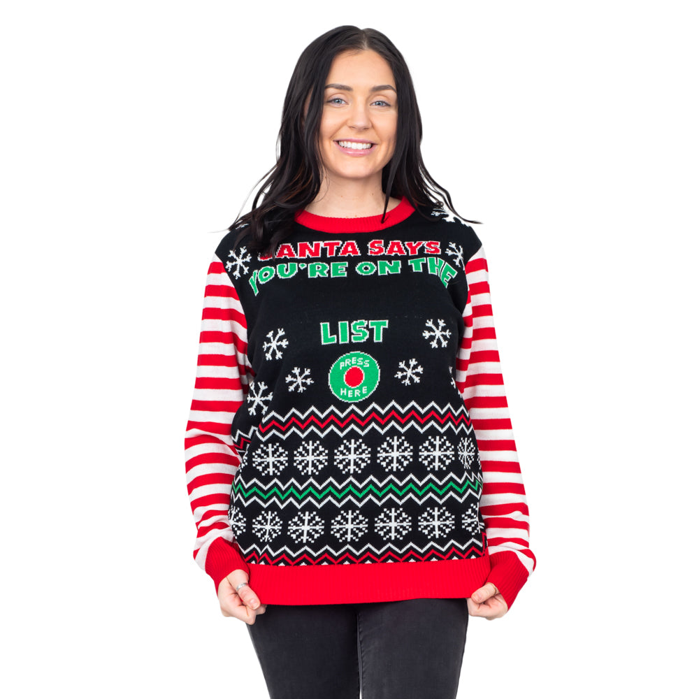 Interactive LED Ugly Christmas Sweater by JulesRoche | Fun & Festive Julesroches