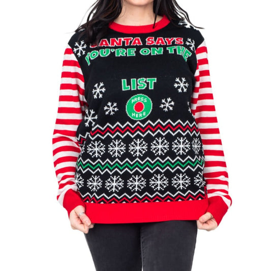 Interactive LED Ugly Christmas Sweater by JulesRoche | Fun & Festive Julesroches