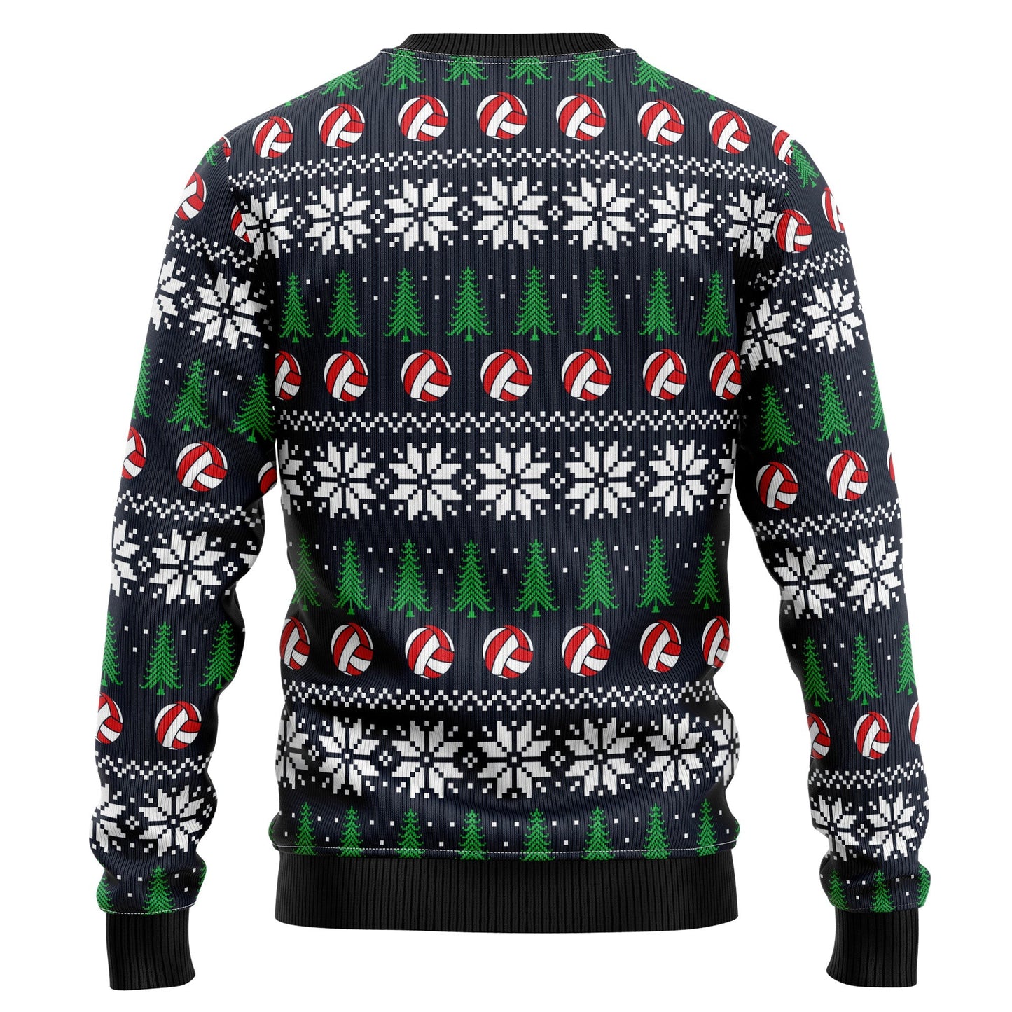 JulesRoche Ugly Christmas Sweater All-Over Print Cotton Blend Julesroches